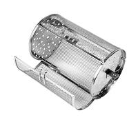 TOBBOMEY Panier à Barbecue Roulant Cage De Cuisson Antirouille pour Grill Récipient Pratique pour Rôtissoire Électrique