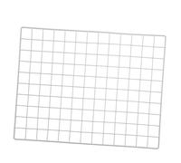 TOBBOMEY Panneau Grille Affichage Mural Fer Blanc Support Photo Décoratif Léger et Résistant Grille Murale Multifonction pour Maison Bureau et Magasin