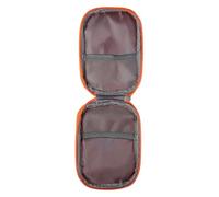 TOBBOMEY Paquet Médical Portable Étanche Orange Petit Format - Pochette d'Urgence Compacte Légère et Résistante pour Rangement Organisé des Remède Pilulier de Voyage Maison Voiture et