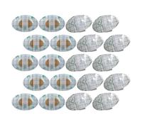 TOBBOMEY Patchs Auriculaires Imperméables Jetables pour Bébé 80 Pièces Film PU Doux Protections Auriculaires pour Bain Natation Adaptés Peau Sensible Usage Bébé -Né