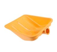 TOBBOMEY Pelle à Neige Plastique Large Tête Renforcée Résistante pour Nettoyage Extérieur et Grattage Glace Accessoire Remplacement pour Pelle de Voirie