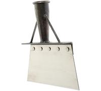 TOBBOMEY Pelle De Nettoyage Multifonctions en Métal pour Ferme Et Élevage, Pelle Plate Grosse Ouverture, Grattoir à Volaille Robuste, Outil Agricole Pratique pour Nettoyage D'excréments