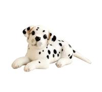 TOBBOMEY Peluche Chien Dalmatien Kawaii en Coton PP en Peluche Doux pour Garçon et Filles Présent D’Anniversaire pour Filles et Garçons Compagnon Câlin pour Sieste et Sommeil