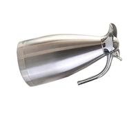 TOBBOMEY Pichet Inox Bouteille Sous Vide Sans Odeur Pot Thermique Antifuite pour Café et Boissons Chaudes Usage Familial et Bureau Design Élégant Argenté
