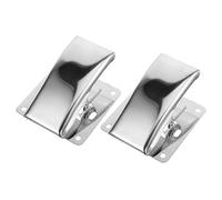 TOBBOMEY Pince à Poisson en Acier Inoxydable 2 Pièces Outil de Préhension Portable à Mâchoires Profondes pour Nettoyage et Filetage Sécurisés Adapté à Toutes Tailles la Cuisine et Pêche