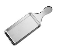 TOBBOMEY Plaque Acier Inoxydable avec Poignée Plateau Multifonction pour Barbecue Sushi Desserts et Apéritifs Facile à Nettoyer pour Restaurants et Réceptions