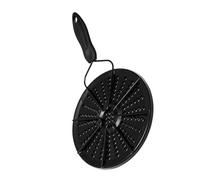 TOBBOMEY Plaque Diffuseur de Chaleur Émail Noir Adaptée Aux Plaques Gaz et Électriques Isolante et Compacte pour Cuisson Uniforme et Protection Brûlure
