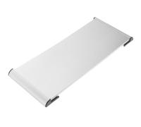 TOBBOMEY Plaque Nominative de Porte de Bureau en Alliage D’aluminium 12 X 28 Cm, Panneau Signalétique Vierge Léger, Plaque Signalétique Murale pour Portes Commerciales et Bureaux