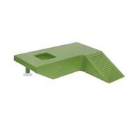 TOBBOMEY Plateforme Tortue Aquatique avec Rampe Escalade Terrasse Reptile pour Habitat Aquarium Aire de Baignade et Sécurisée Moyenne Vert