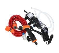 TOBBOMEY Pompe à Eau Auto Portable avec Pulvérisateur Haute Pression Kit de Nettoyage Compact pour Voiture Jardin Maison Économie Énergie et Facile à Utiliser