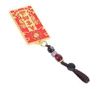 TOBBOMEY Porte Clés Feng Shui avec Pendentif Traditionnel Accorde la Bénédiction Symbole Laiton Robuste Spirituel pour Fortune et Décorations