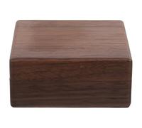 TOBBOMEY Présentoir pour pièces de Collection : Porte-Badge Individuel en Bois - Boîte de Rangement pour pièces de 90 mm - Boîte Souvenir carrée en Bois pour médailles de Collection