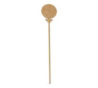 TOBBOMEY Presse à Cendres Laiton avec Long Manche Outil Pratique pour Presser la Poudre Accessoire élégant pour brûleur à Usage Domestique