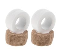 TOBBOMEY Protections Anti-rayures pour Fermetures Éclair et Boutons de Lave-linge et Sèche-linge, Housses Souples 4 Pièces pour Accessoires de Lessive Silencieux