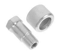 TOBBOMEY Raccord Coupleur Hydraulique pour Cric avec Kit Joint Vérin et Pompe à Piston et Stable pour Réparation Carrosserie Auto