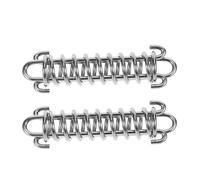 TOBBOMEY Ressorts Amortisseurs en Acier Inoxydable pour Laisse de Chien Amortisseur, Résistance 41 Kg, Lot de 2, Usage Extérieur Camping et Promenade, Grosse Taille, pour Grands Chiens