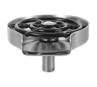 TOBBOMEY Rince-verres Automatique Haute Pression Inox pour Évier Nettoyeur Rapide pour Tasses Compatible Bouteilles Verres et Biberons Usage Cuisine et Bar