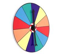 TOBBOMEY Roue de Prix Tournante de Bureau Cases Plateau de Tirage Au Sort Portable pour Fêtes Réunions et Jeux Activités