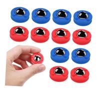 TOBBOMEY Rouleaux De Jeu De Société Multi-Fonctions, Boules à Rouler en Fer Et Plastique, Lot de 12 Pièces, Accessoires De Baby-Foot Pratiques pour Jeu De Table Et Soirée Entre Amis