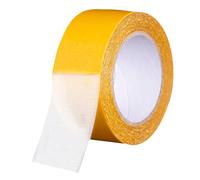 TOBBOMEY Ruban Adhésif Double Face Tissu 5 CM X 10 M Adhérence Forte Multifonction pour Tapis Décoration Murale et Usage Domestique Bande Fine Auto-Adhésive sans Trace 1 Rouleau