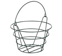 TOBBOMEY Seau Métallique pour de Golf Poignée Capacité 30 Panier Léger et Portable pour Ramassage et Organisation sur Terrain de Golf Conteneur