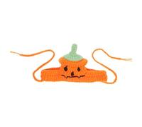 TOBBOMEY Serre-tête Citrouille Halloween pour Chat Costume De Chapeau pour Animal De Compagnie Couvre-Chef Doux Et Confortable pour Fête