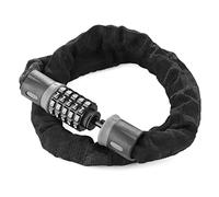 TOBBOMEY Serrure à Combinaison Chiffres Chaîne Acier Renforcé Haute Sécurité Lourd pour Porte Garage Clôture Réinitialisable Noir et Gris