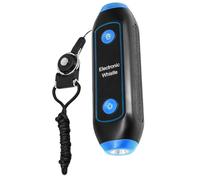 TOBBOMEY Sifflet Électronique pour Entraîneurs avec Lampe Torche LED et Sos Sifflet D’Arbitre Multifonction Portable avec Cordon Sécurité Outdoor Camping Randonnée Football