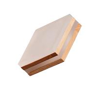 TOBBOMEY Socle Lumineux Bois pour Bonsai et Aquarium Veilleuse LED USB Créative avec Base Acrylique Décoration de Bureau Éclatante et Antidérapante Lumière Chaude