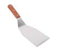 TOBBOMEY Spatule de Cuisson Inox et avec Large Tête Flexible pour Barbecue et Raclette et Cuisine Polyvalente Résistante Chaleur Spatule Réutilisable pour Poêle et Grill