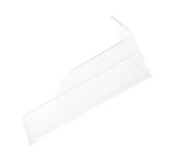 TOBBOMEY Spatule de Pâtisserie Acrylique Transparente Grattoir Gâteau Réutilisable Outil Lisseur Sûr pour Crème et Pâte
