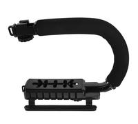 TOBBOMEY Stabilisateur Téléphone Portable Léger avec Support U Forme de U pour DSLR Stabilisateur Vidéo Portable pour Enregistrement Compatible avec Caméras à Sabot Unique