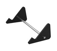 TOBBOMEY Support de Clavier Acrylique Épais et INOX Stand Antidérapant Polyvalent pour Clavier Mécanique et Bureau Design Élégant Noir et Stable pour Organisation Daccessoires Bureau