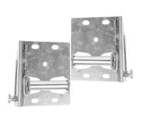 TOBBOMEY Support de Porte de Garage en Fer Solide 1 Paire de Charnières Section Inférieure pour Portes Résidentielles Accessoires de Fixation Résistants à la Corrosion Équipement Garage