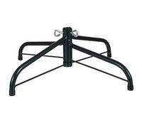 TOBBOMEY Support de Sapin de Noël Métallique Vert avec Fixation à Vis Pied Stable pour Sapins Artificiels et Facile à Installer Accessoire de Noël
