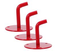 TOBBOMEY Support Mural pour Extincteur 2-9 Kg en Métal Compact Lot de 3 Crochets pour Fixation Murale Industrielle pour Bureau, Garage et Espace Restreint