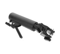 TOBBOMEY Support Parapluie pour Chariot de Golf Réglable Double Pince Porte-Parapluie Noir Compatible Voiturette Accessoire Pratique pour Parcours de Golf