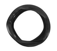 TOBBOMEY Support pour Bac Shampoing de Salon avec Mécanisme Oscillant Joint Étanchéité Caoutchouc Réglable Anti-fuite de Rechange pour Lit de Lavage et Cuvette Céramique Noir