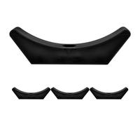 TOBBOMEY Support pour Haltères Creux Rembourré 4 Pièces 146 MM Support Stable et Silencieux pour Salle de Sport Rangement Fitness Multifonction pour Petits Haltères et Accessoires