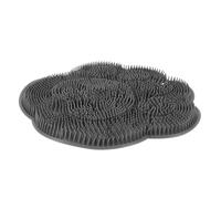 TOBBOMEY Tapis De Bain Exfoliant Antidérapant Silicone Avec Ventouses Pour Nettoyage Du Accessoire De Massage Doux Et Pratique Pour Peau Lisse Et Sain