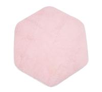 TOBBOMEY Tapis de Jeu Hexagonal Velours pour Tente Garçon Fille Coussin Doux et Sûr pour Chambre Salon Aire de Jeux Intérieure Fille Garçon Tapis Cabane Tipi Décoratif