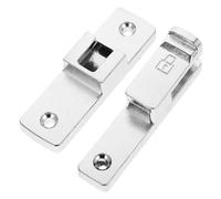 TOBBOMEY Targette Porte Garage Robuste Zinc Verrou à Bascule Degrés pour Portes Coulissantes Portails et Fenêtres Protection Intrusion