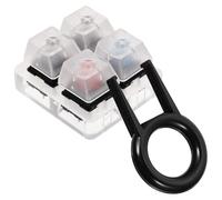 TOBBOMEY Testeur Clavier Mécanique avec Base Acrylique Outil Compact pour Tester Interrupteurs Noir Rouge Vert Essai Précis Sensation Pression Couleur Aléatoire Couleur Aléatoire