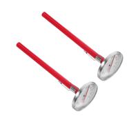 TOBBOMEY Thermomètre Mécanique Auto Rouge pour Climatisation sans Pile Facile à Installer Accessoire Intérieur Voiture et Maison Affichage Température