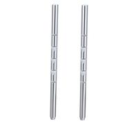 TOBBOMEY Tiges D'appui-tête Droites en Métal Lot de 2 pour Siège Auto, Support Confortable et Robuste, Installation Facile, Accessoires Intérieurs Voiture Polyvalents, Usage Automobile,