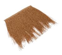 TOBBOMEY Toit Chaume Artificiel Décoratif Léger et Résistant Soleil Facile à Installer pour Jardin et Maison Ambiance Tropicale DIY