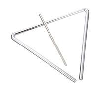 TOBBOMEY Triangle Musical Métal pour Garçon Fille Instrument de Percussion avec Maillet Éducatif Sonore pour Apprentissage Musical