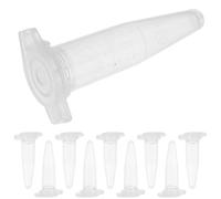 TOBBOMEY Tubes à Essai 5 Ml Transparents Bouchons à Pression Lot de 1000 pour Centrifugation et Conservation d'Échantillons