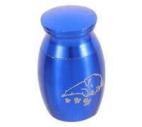 TOBBOMEY Urne Funéraire pour Animaux Urne Métallique Petite pour Cendres De Chiens Et Chats Souvenir Commémoratif Facile à Ouvrir Nettoyer pour Préserver Les Souvenirs Éternels