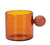 TOBBOMEY Verre à Jus Verre Borosilicate Haute Résistance Tasse à Thé et Eau avec Poignée